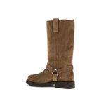 Braune Kalbsleder Bos Taurus Stiefeletten