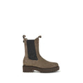 Braune Ankle Boots aus Kalbsleder Bos Taurus