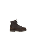 Braune Schnürstiefel aus Hirschleder