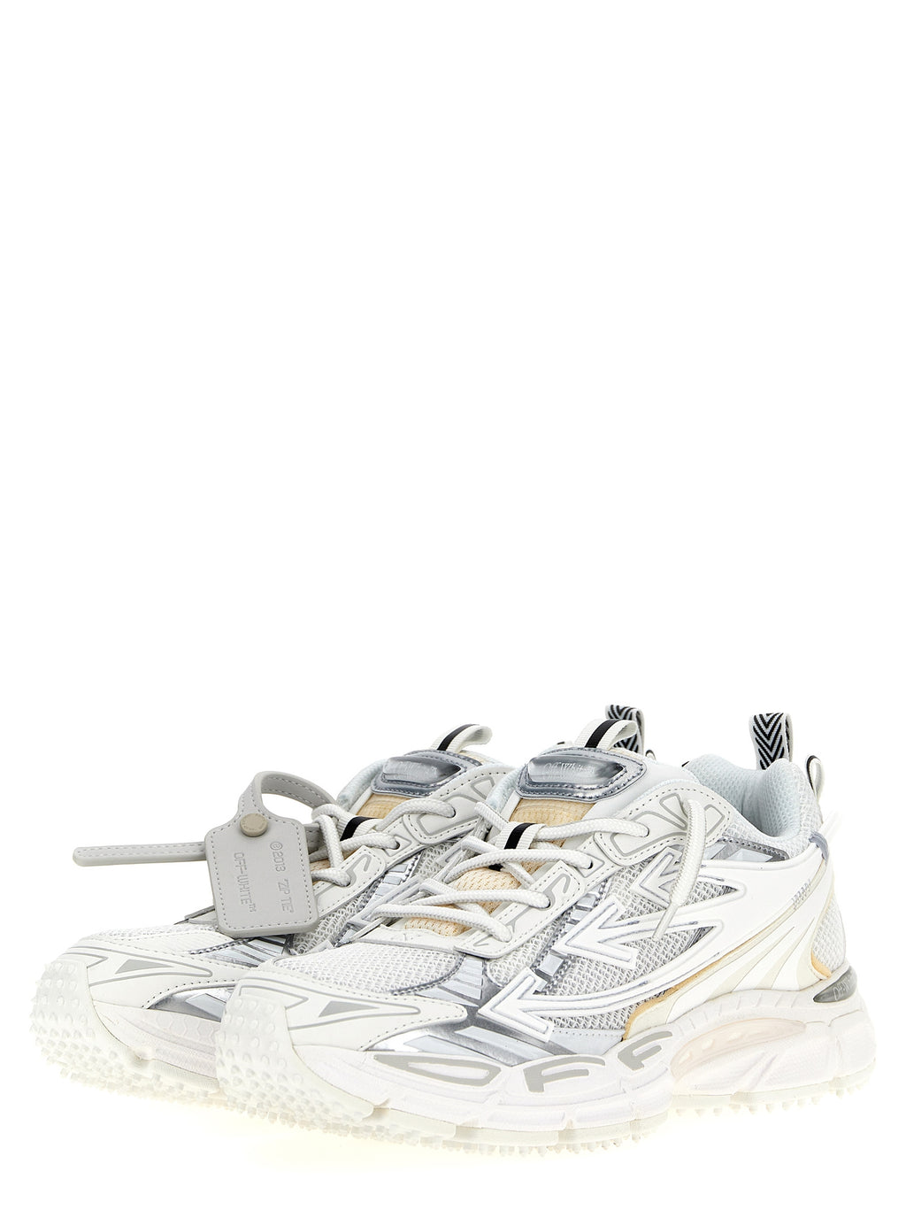 Weiße Sneaker aus Polyethylen