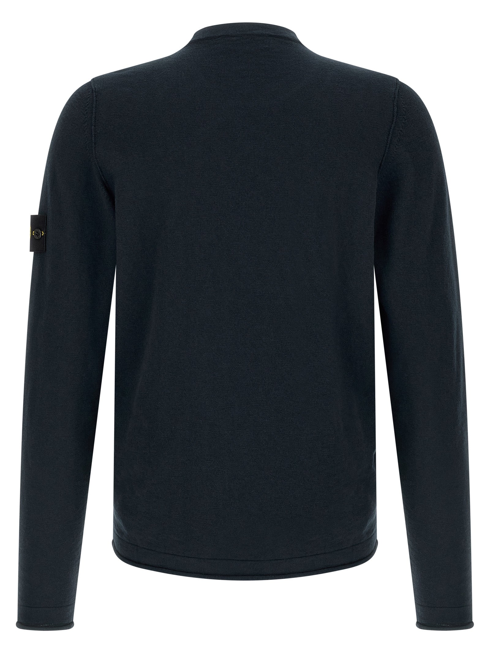 Blauer Baumwollcardigan