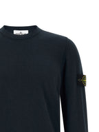 Blauer Baumwollcardigan