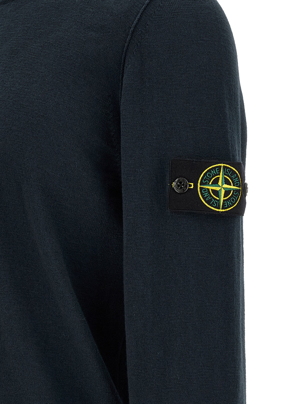 Blauer Baumwollcardigan