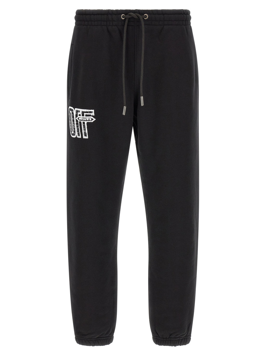 Schwarze Baumwoll-Jogginghose (Trainingshose)