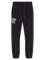 Schwarze Baumwoll-Jogginghose (Trainingshose)