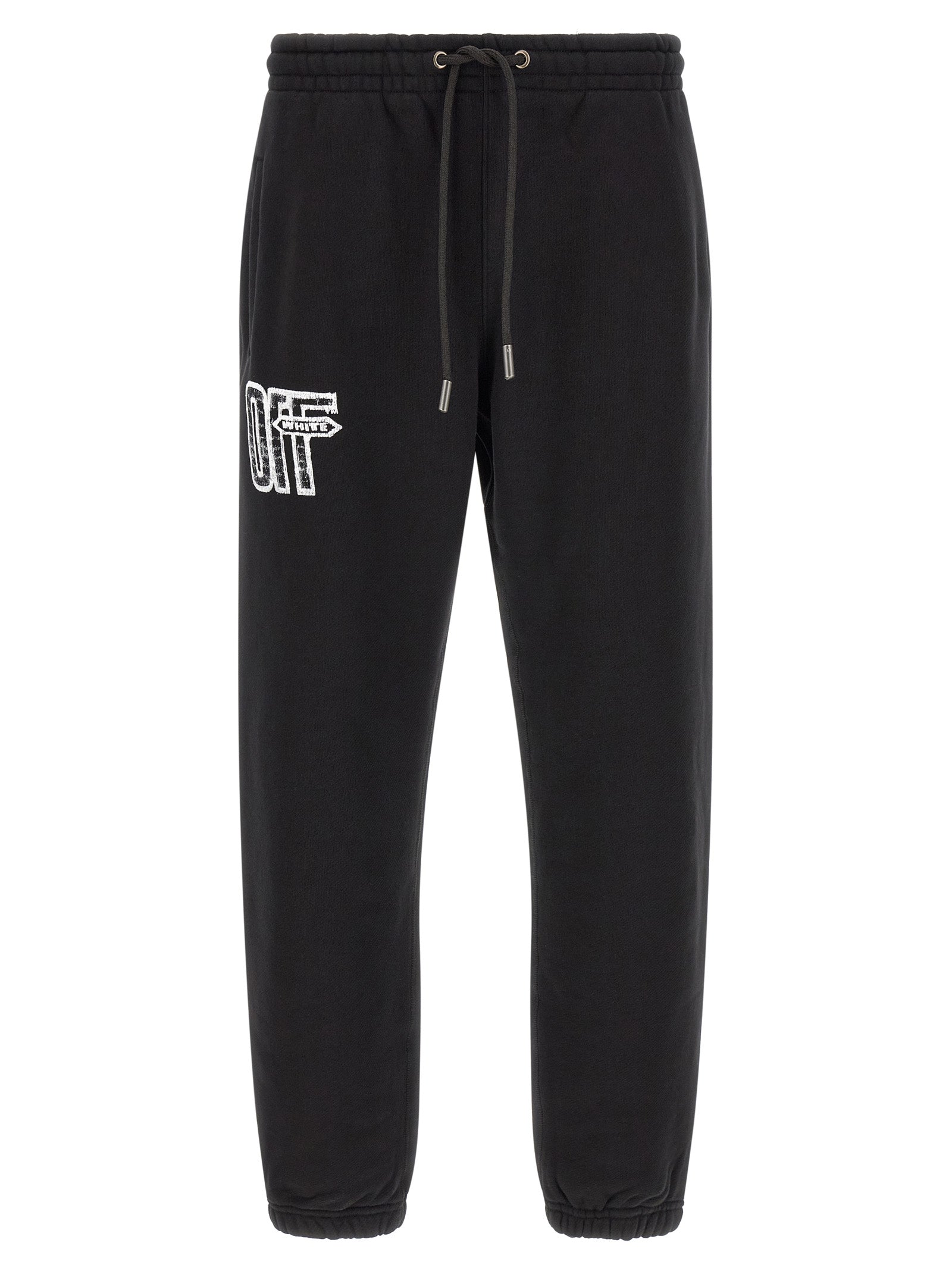 Schwarze Baumwoll-Jogginghose (Trainingshose)