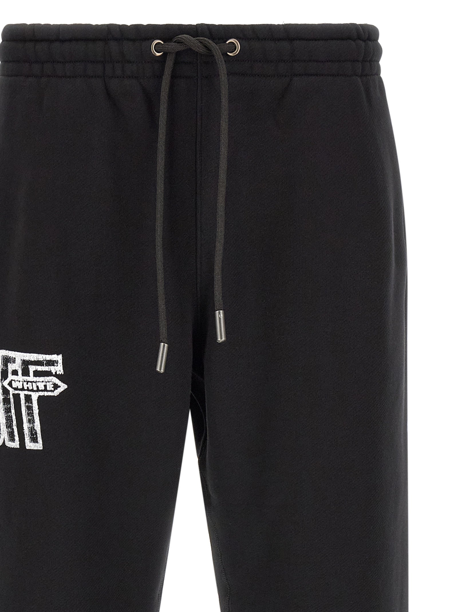 Schwarze Baumwoll-Jogginghose (Trainingshose)