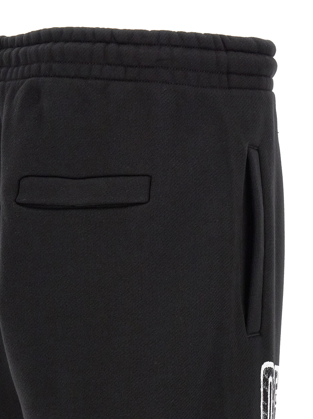 Schwarze Baumwoll-Jogginghose (Trainingshose)