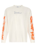Weißes Baumwoll-T-Shirt