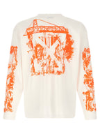 Weißes Baumwoll-T-Shirt