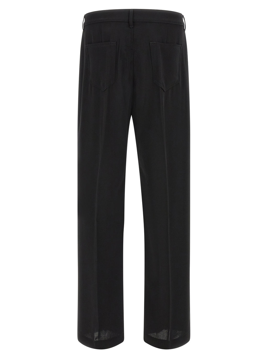 Schwarze Baumwolljeans im Relaxed Fit