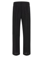 Schwarze Baumwolljeans im Relaxed Fit