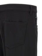 Schwarze Baumwolljeans im Relaxed Fit