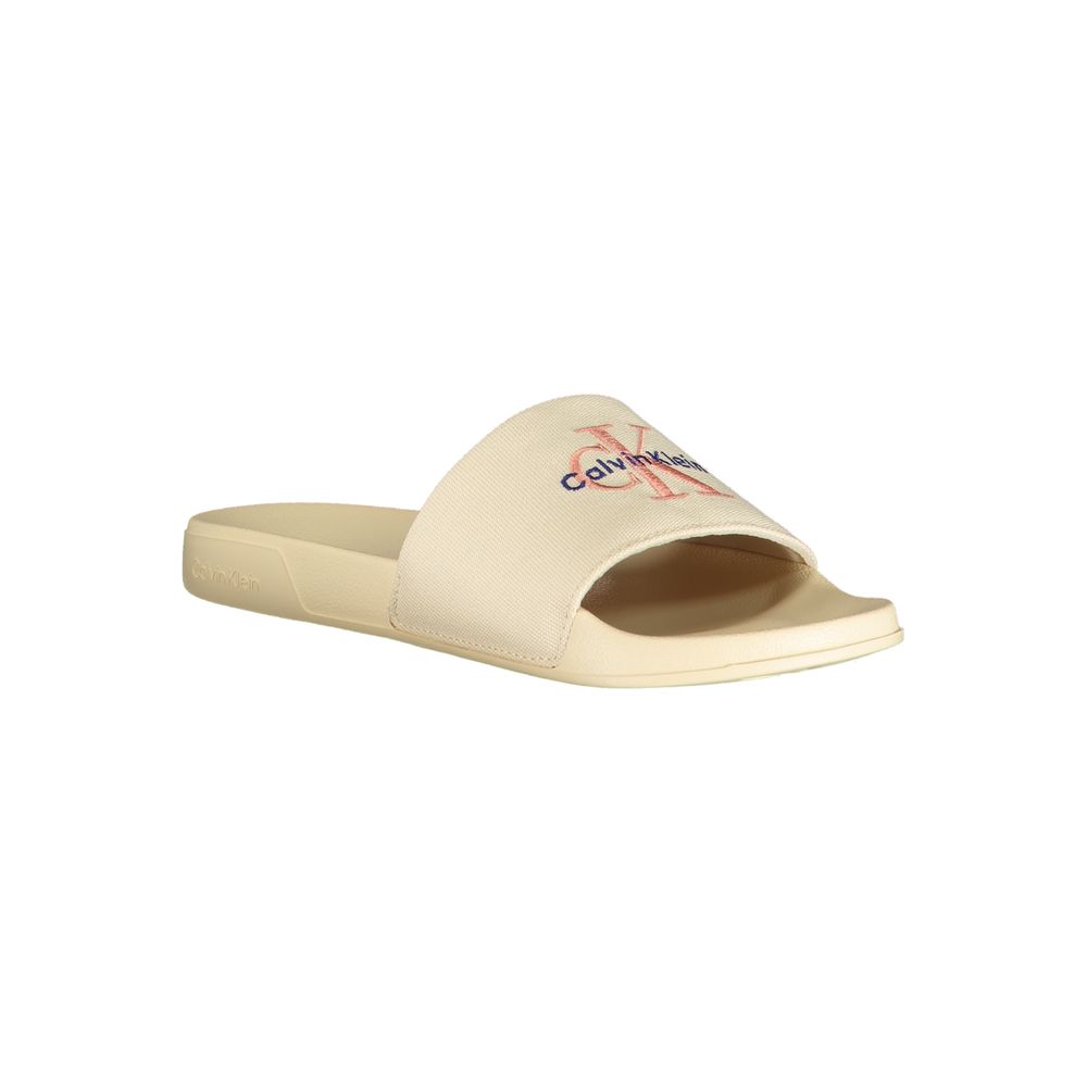 Beige Poliéster Damenschuh