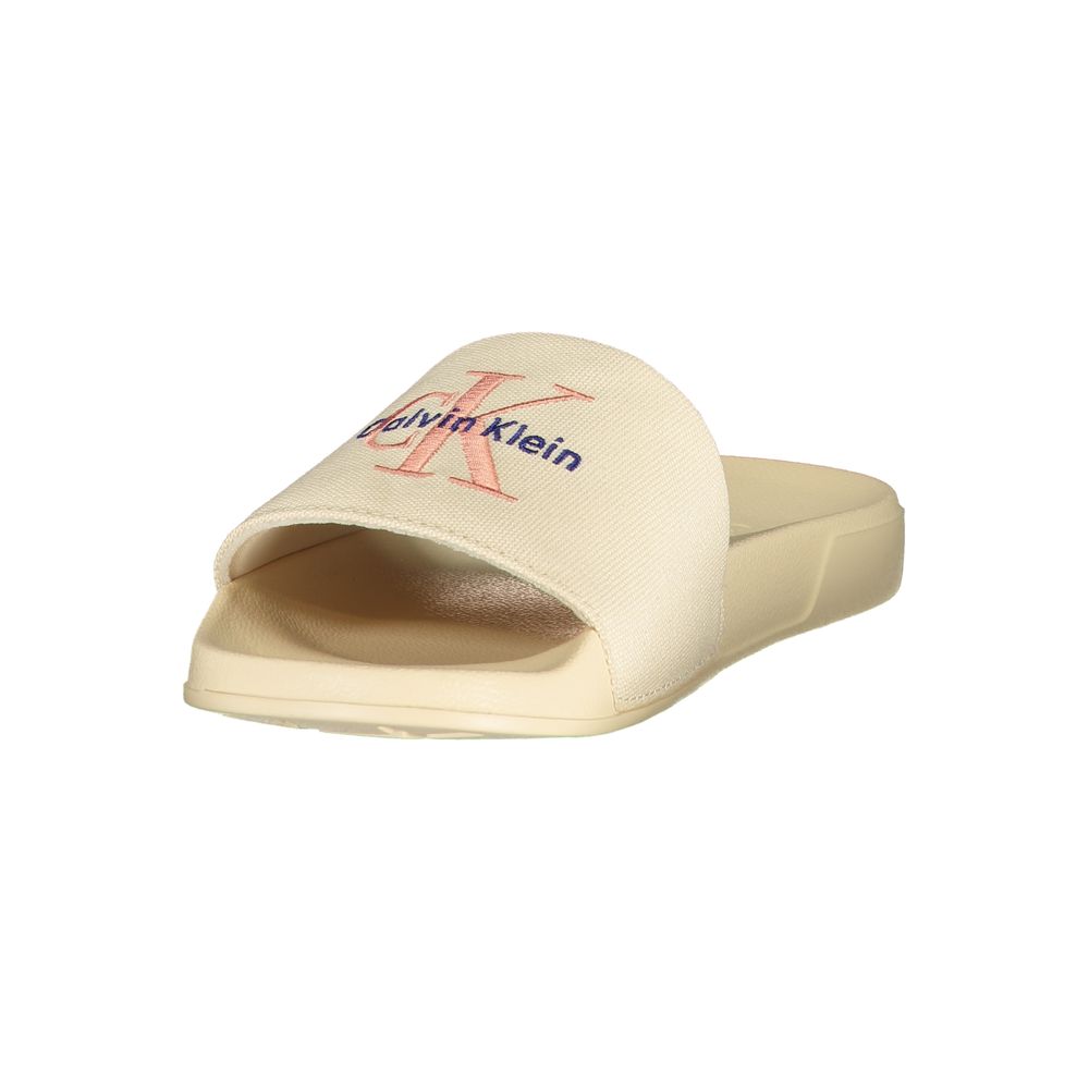Beige Poliéster Damenschuh