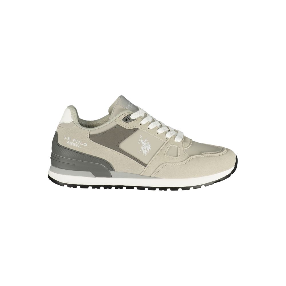 Grauer Herren-Sneaker aus Polyurethan