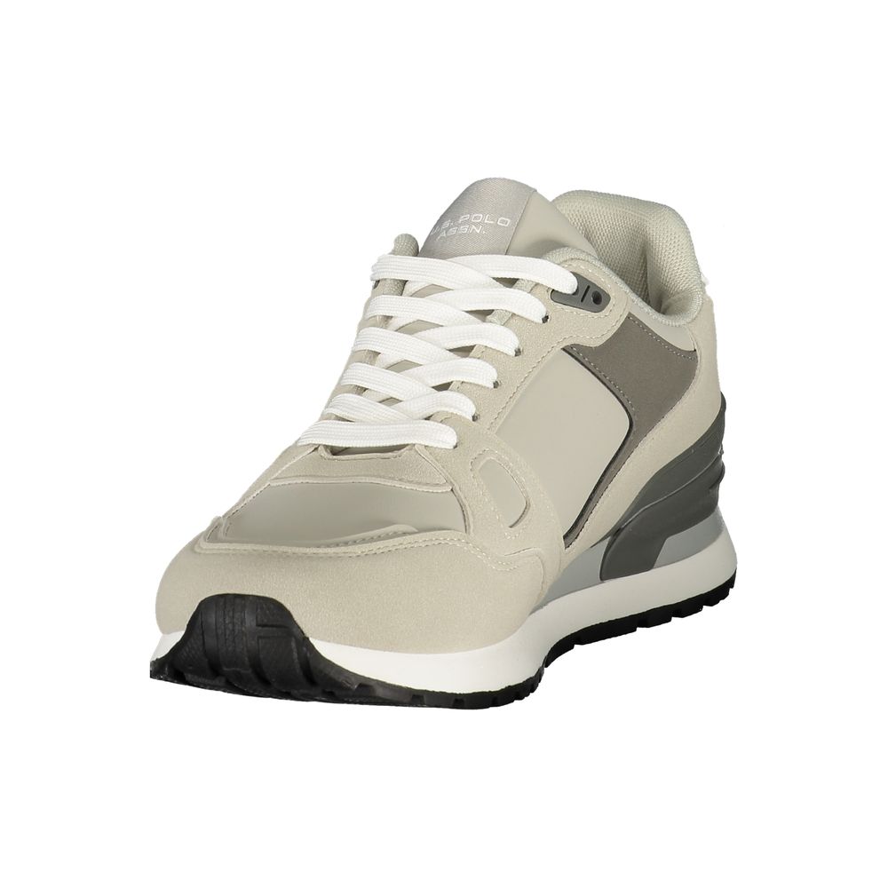 Grauer Herren-Sneaker aus Polyurethan