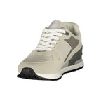 Grauer Herren-Sneaker aus Polyurethan