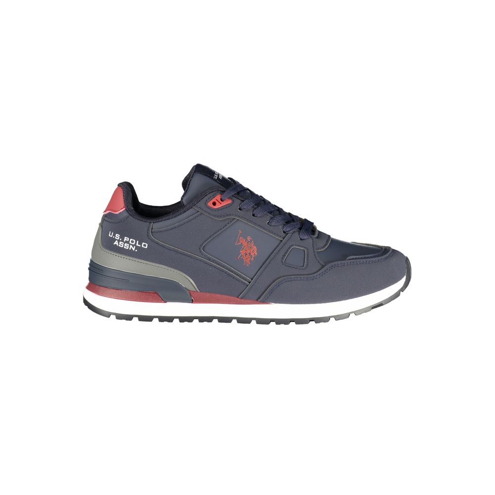 Blauer Sneaker aus Polyurethan für Herren