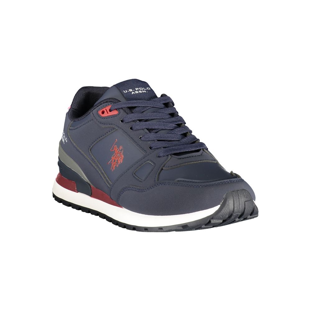 Blauer Sneaker aus Polyurethan für Herren