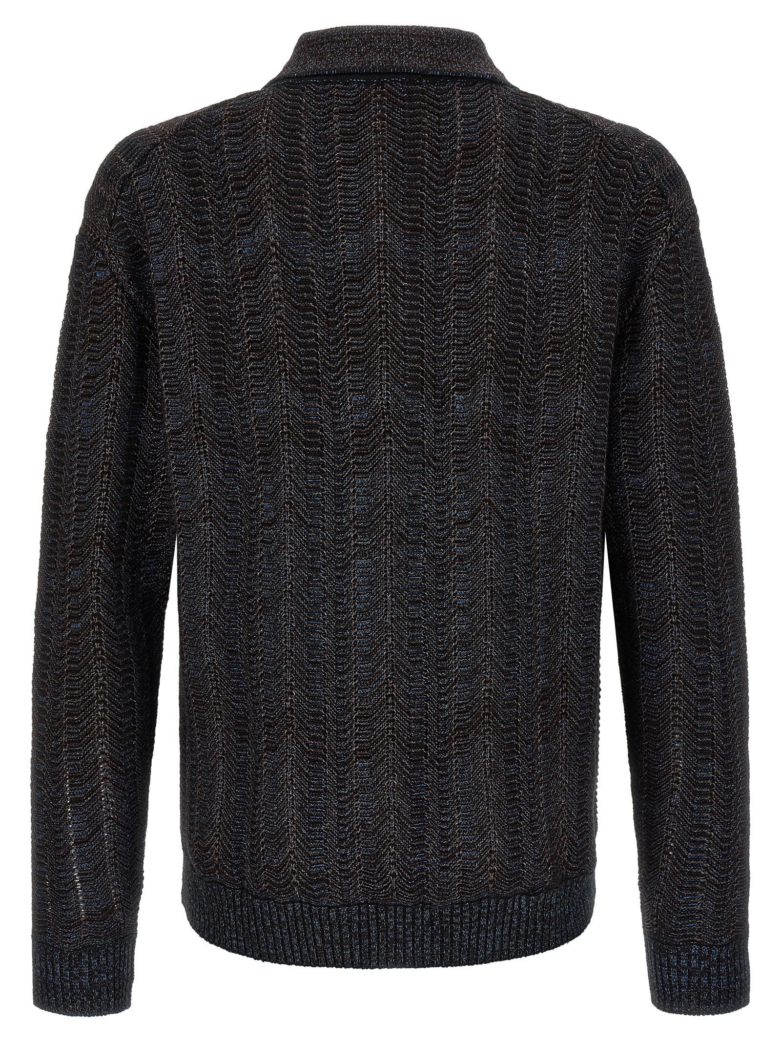 Mehrfarbige Strickjacke aus Viskose