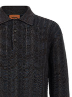 Mehrfarbige Strickjacke aus Viskose