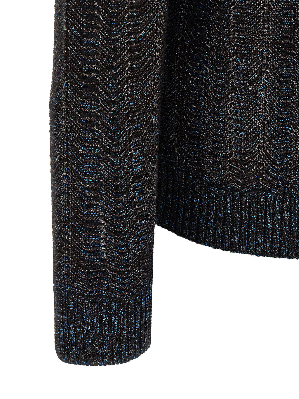 Mehrfarbige Strickjacke aus Viskose