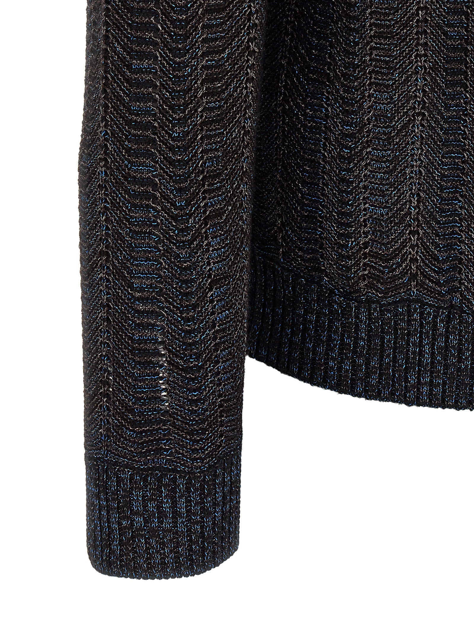 Mehrfarbige Strickjacke aus Viskose