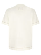 Weißes Baumwoll-T-Shirt Fendi