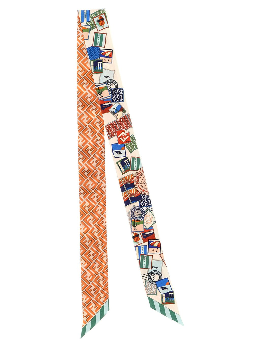 Haarband aus Seide in Multicolor