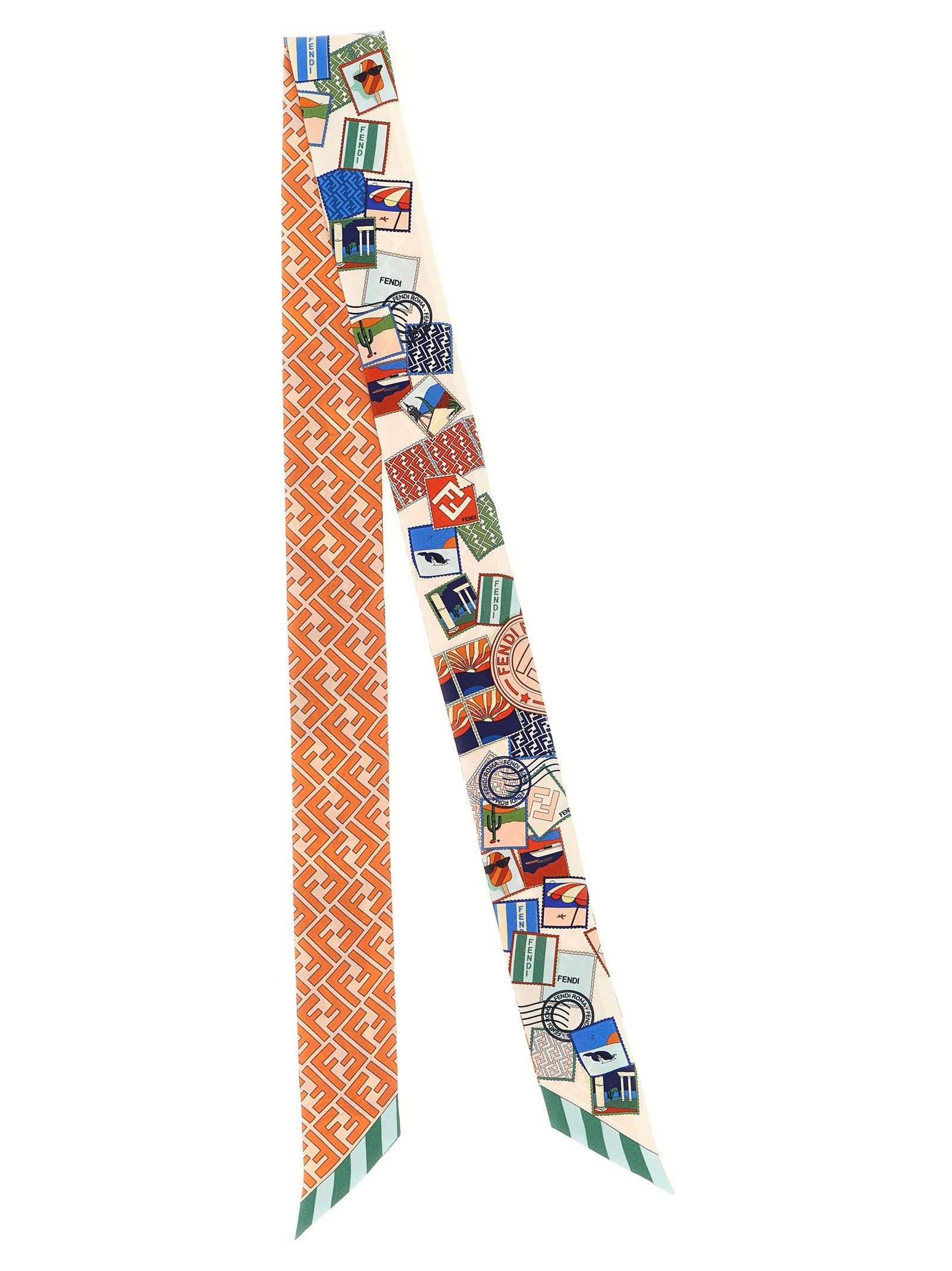 Haarband aus Seide in Multicolor
