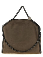 Graue Schultertasche aus Polyamid