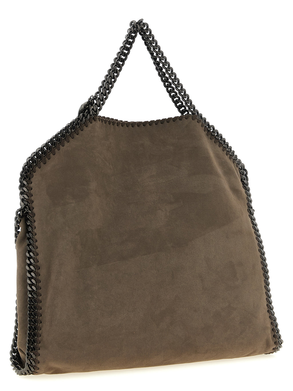 Graue Schultertasche aus Polyamid