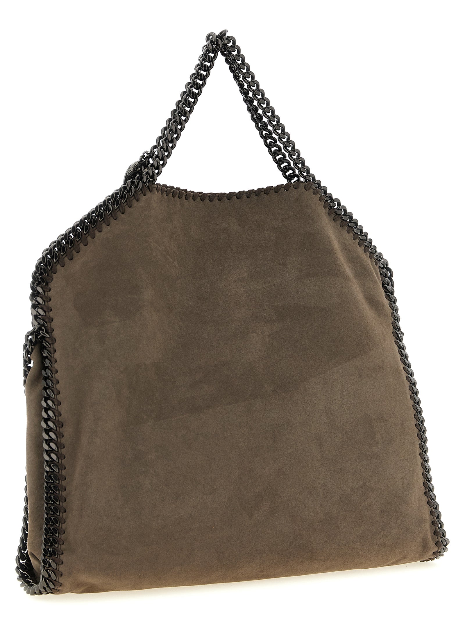Graue Schultertasche aus Polyamid