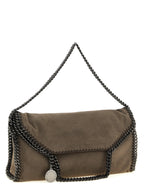 Graue Schultertasche aus Polyamid
