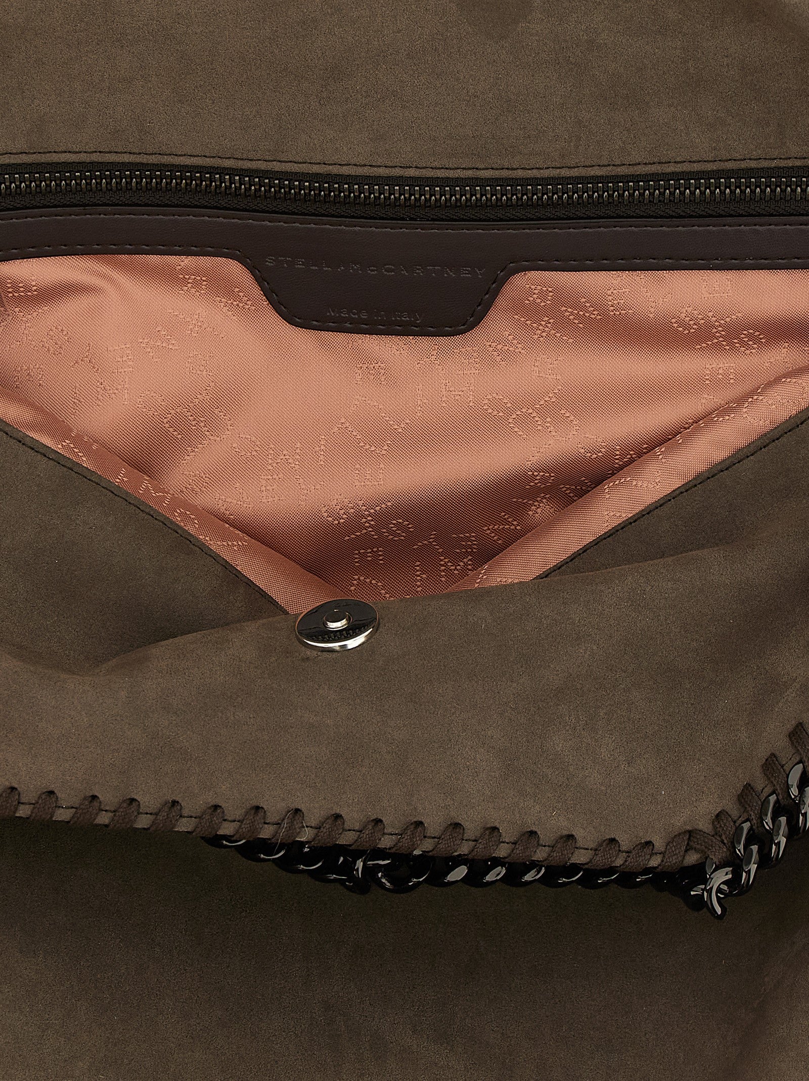 Graue Schultertasche aus Polyamid