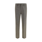 Braune Hose aus Wolle vom Widder