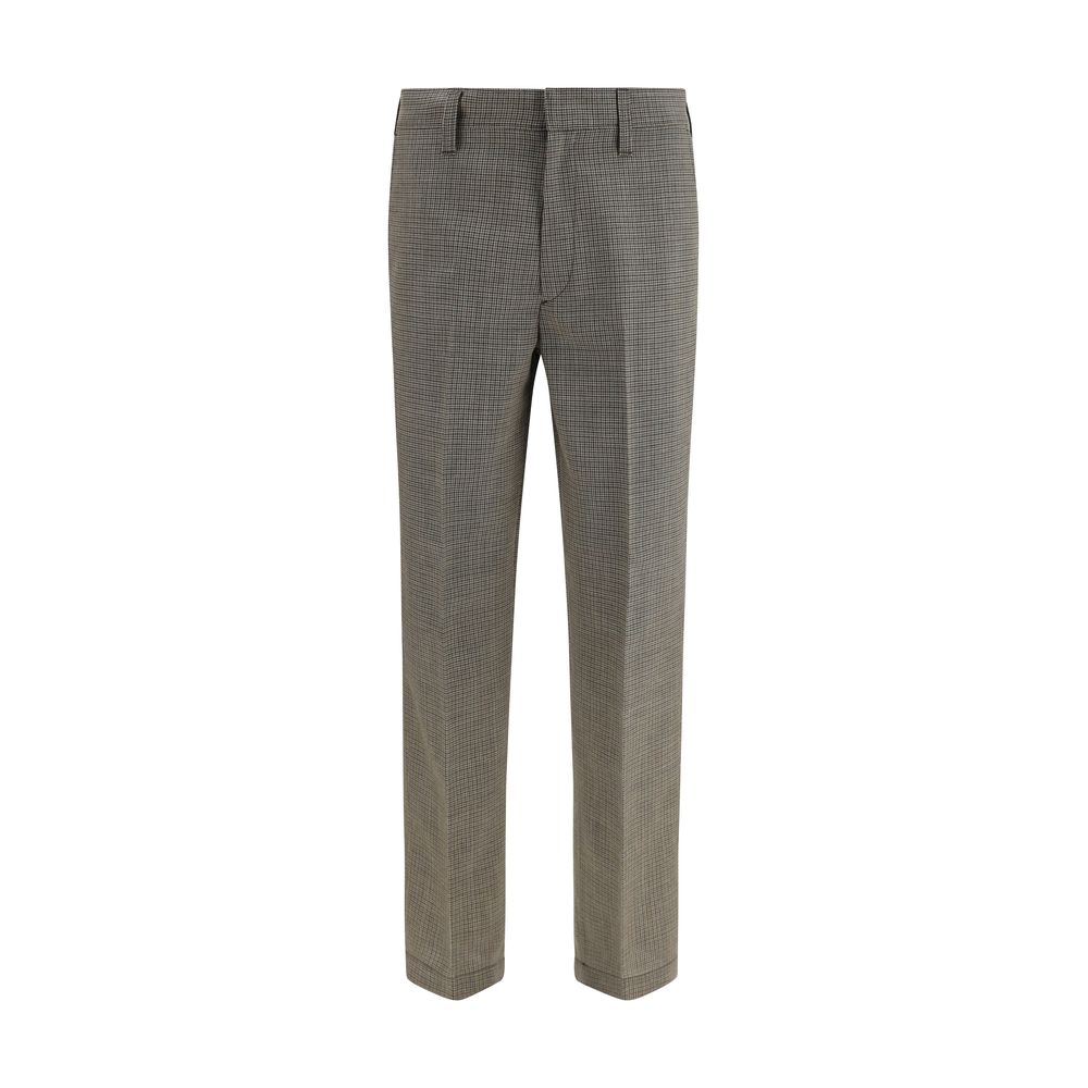 Braune Hose aus Wolle vom Widder