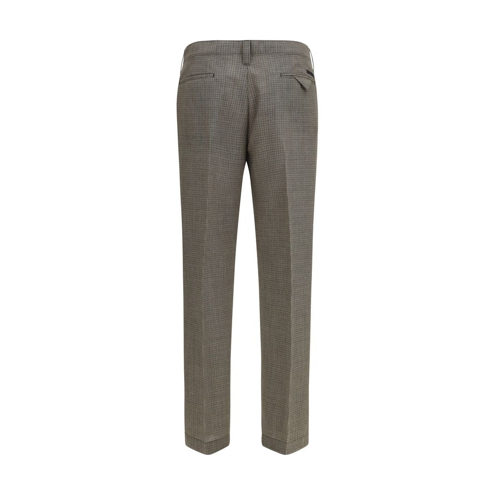 Braune Hose aus Wolle vom Widder