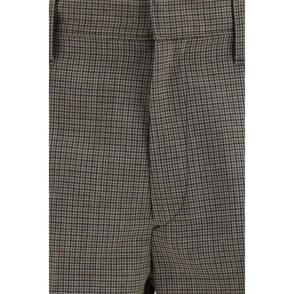 Braune Hose aus Wolle vom Widder