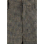 Braune Hose aus Wolle vom Widder