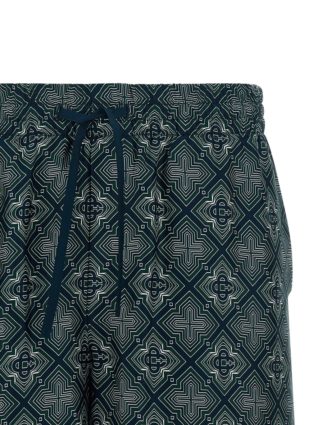Mehrfarbige Cargo-Shorts aus Seide