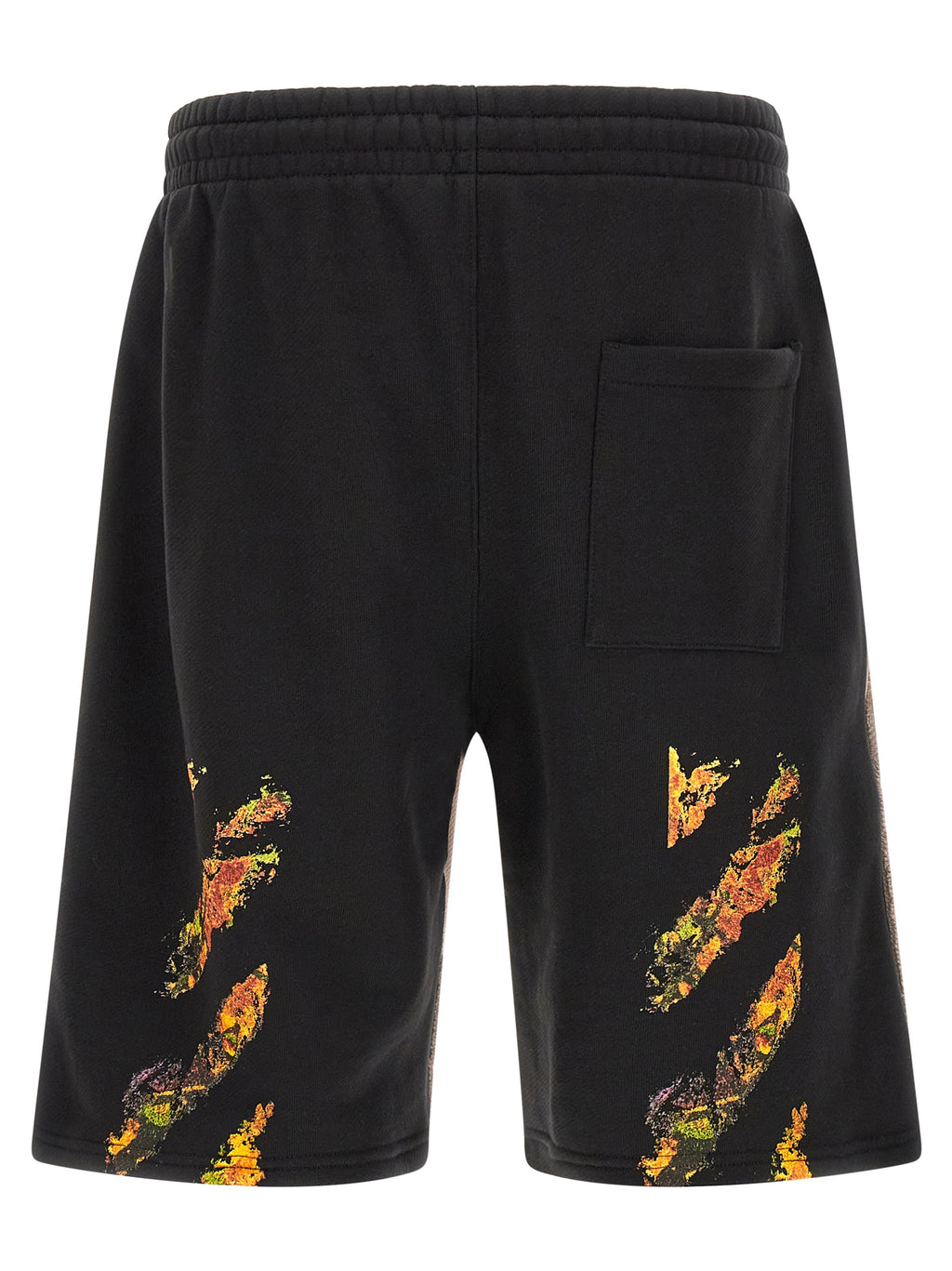 Mehrfarbige Bermudashorts aus Baumwolle
