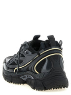 Schwarze Sneaker aus Polyethylen