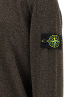 Braunes Poloshirt aus Wolle