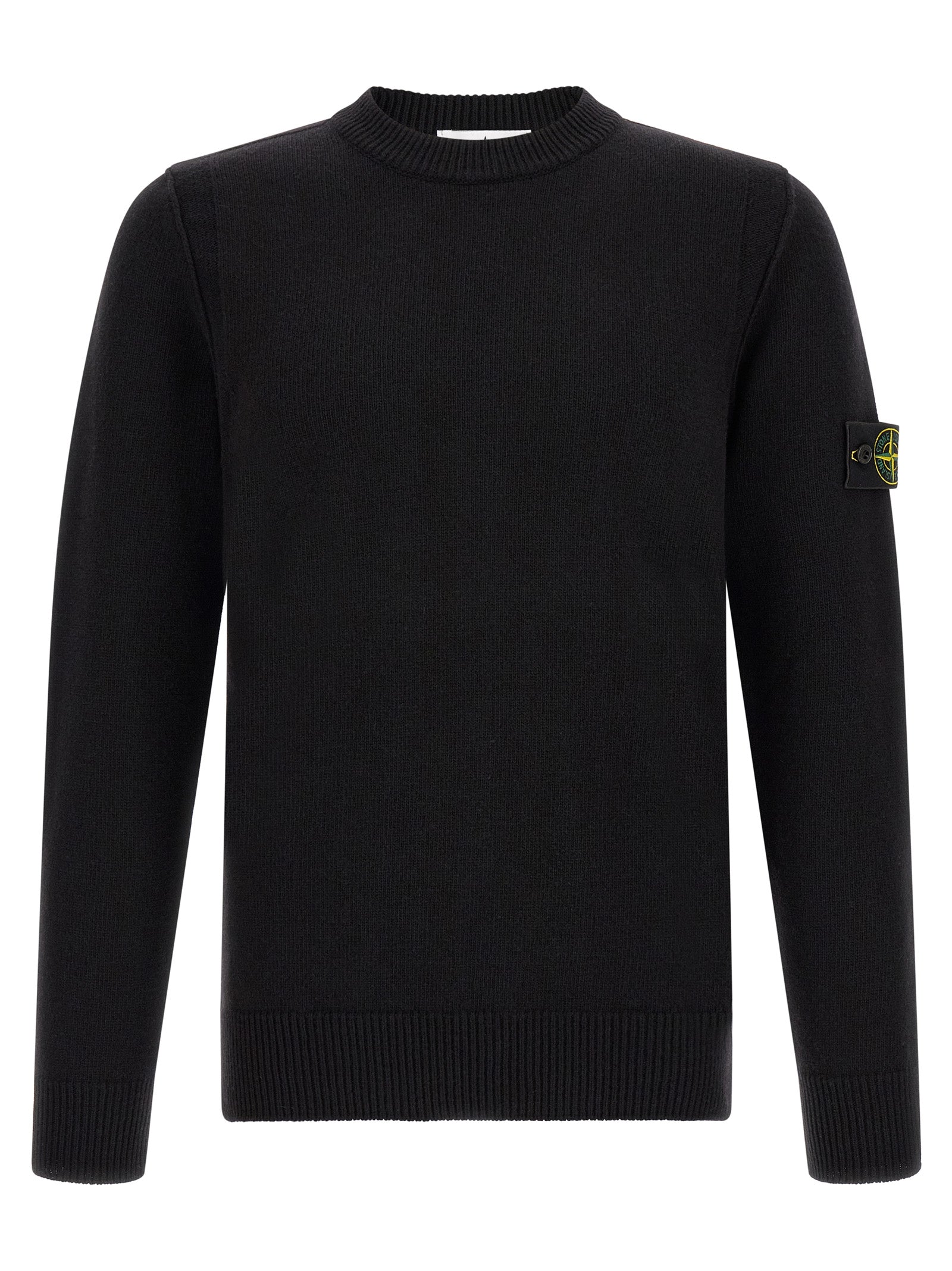 Schwarzer Cardigan aus Schurwolle