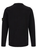 Schwarzer Cardigan aus Schurwolle