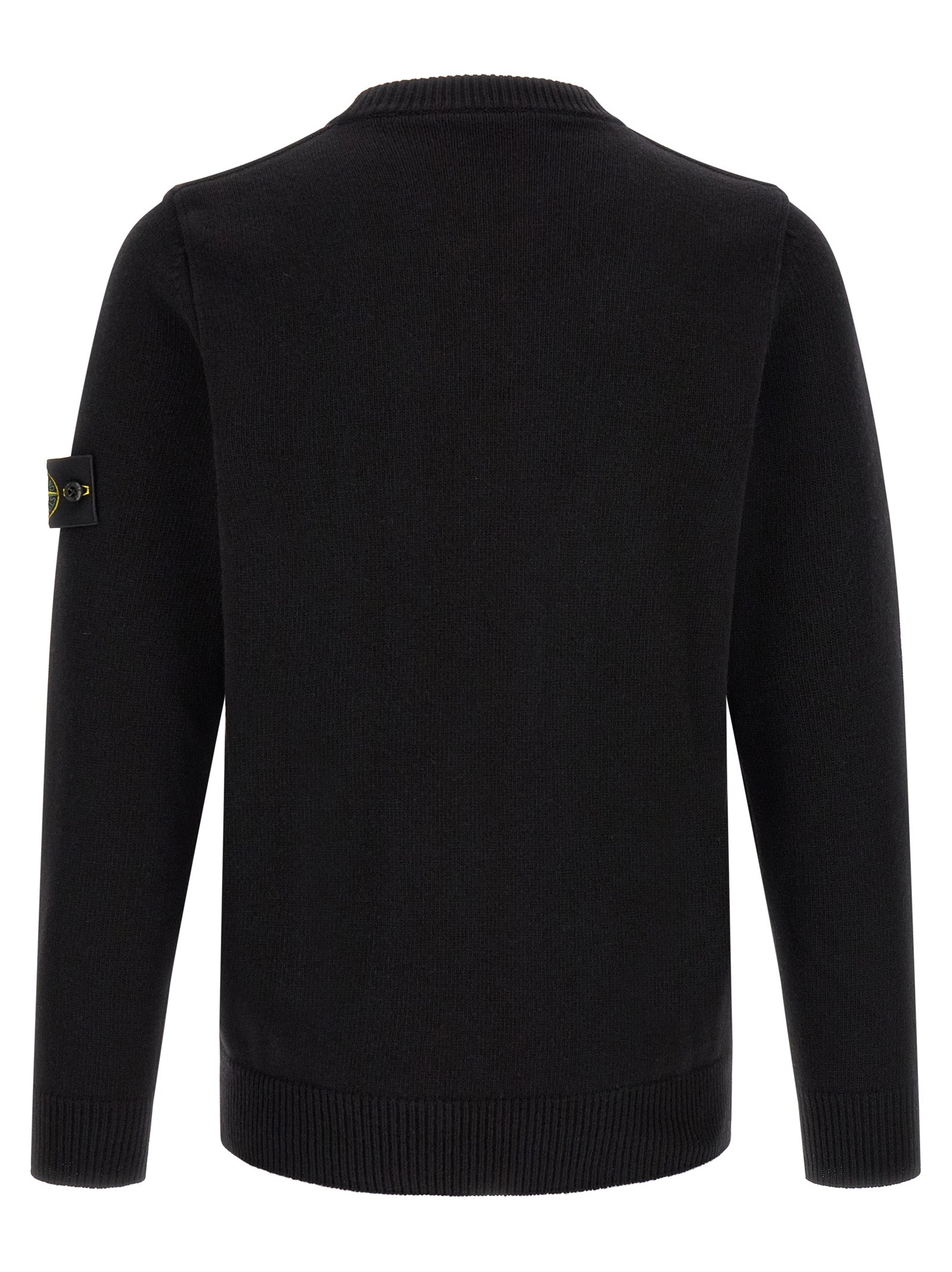 Schwarzer Cardigan aus Schurwolle
