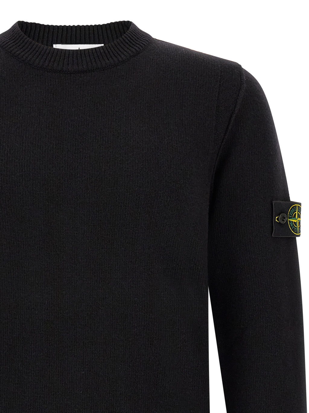 Schwarzer Cardigan aus Schurwolle