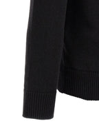 Schwarzer Cardigan aus Schurwolle